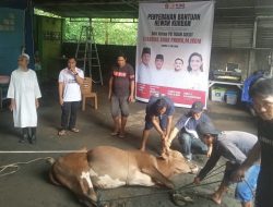 Wakili PD TIDAR Sulut, Haji Rifandi Andika Malibu Berbagi Kurban di Tahuna