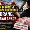 Wow, Sopir di DPRD Provinsi Gorontalo 25 Orang, dibiayai APBD?