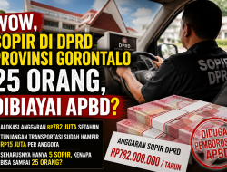 Wow, Sopir di DPRD Provinsi Gorontalo 25 Orang, dibiayai APBD?