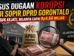 Kasus Dugaan Korupsi Gaji Sopir DPRD Gorontalo Masuk Kejati, Nilainya Capai Rp4,68 Miliar