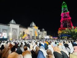 Lautan Doa untuk H. Rachmat Gobel, Ribuan Warga Padati Masjid Agung Baiturrahman yang dilaksanakan Pemkab Gorontalo