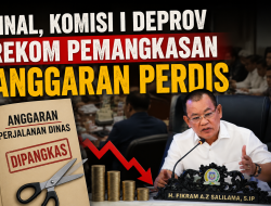 Final, Komisi I Deprov Rekom Pemangkasan Anggaran Perdis