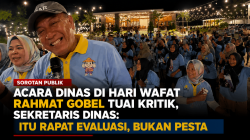 Acara Dinas di Hari Wafat Rahmat Gobel Tuai Kritik, Sekretaris Dinas: Itu Rapat Evaluasi, Bukan Pesta