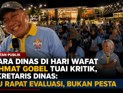 Acara Dinas di Hari Wafat Rahmat Gobel Tuai Kritik, Sekretaris Dinas: Itu Rapat Evaluasi, Bukan Pesta
