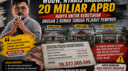 Woow, Nyaris Habiskan 20 Miliar APBD Hanya Untuk Kebutuhan Urusan 3 Rumah Tangga Pejabat Pemprov