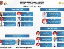 RSUD ZUS Terbitkan Jadwal Pelayanan Dokter, Warga Diimbau Atur Kunjungan Berobat