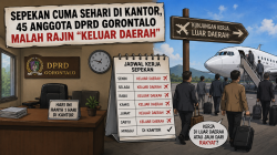 Sepekan Cuma Sehari di Kantor, 45 Anggota DPRD Gorontalo Malah Rajin “Keluar Daerah”