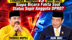 Thomas Mopili VS Sun Biki, Siapa Bicara Fakta Soal Status Sopir Anggota DPRD?