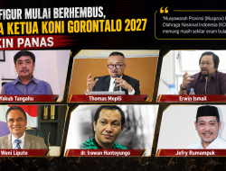 Enam Figur Mulai Berhembus, Bursa Ketua KONI Gorontalo 2027 Makin Panas