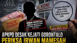 APKPD Desak Kejati Gorontalo Periksa Irwan Mamesah, Dugaan Pokir Rp100 Juta di KONI Disorot