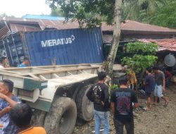 Truk Kontainer Hantam Rumah Warga di Buhu, PN Limboto Hukum PT MLB Bayar Ganti Rugi Rp820 Juta