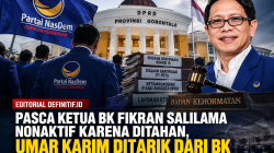 Pasca Ketua BK Fikram Salilama Non Altif Karena ditahan, Giliran Umar Karim ditarik dari BK