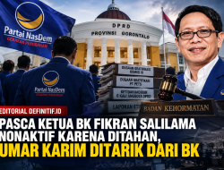 Pasca Ketua BK Fikram Salilama Non Altif Karena ditahan, Giliran Umar Karim ditarik dari BK
