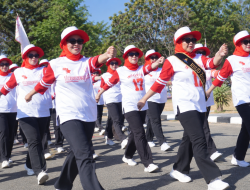 Barisan RSUD ZUS Ramaikan HUT RI, Kebersamaan Pegawai Jadi Sorotan