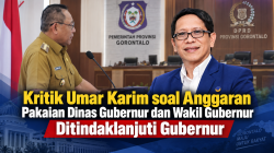 Kritik Umar Karim soal Anggaran Pakaian Dinas Gubernur dan Wakil Gubernur Ditindaklanjuti Gubernur