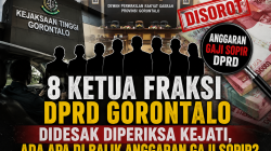8 Ketua Fraksi DPRD Gorontalo Didesak Diperiksa Kejati, Ada Apa di Balik Anggaran Gaji Sopir?