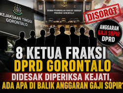 8 Ketua Fraksi DPRD Gorontalo Didesak Diperiksa Kejati, Ada Apa di Balik Anggaran Gaji Sopir?