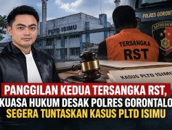 Panggilan Kedua Tersangka RST, Kuasa Hukum Desak Polres Gorontalo Segera Tuntaskan Kasus PLTD Isimu