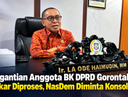 Pergantian Anggota BK DPRD Gorontalo: Golkar Diproses, NasDem Diminta Konsolidasi