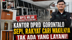 Miris,,, Dapat Perdis 15 Miliar, Kantor Deprov Kosong Tanpa Aleg