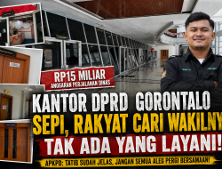 Miris,,, Dapat Perdis 15 Miliar, Kantor Deprov Kosong Tanpa Aleg