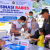 Dinas Pertanian Sangihe Bersama Barantin Gelar Vaksinasi Rabies Gratis