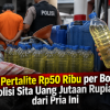 Jual Pertalite Rp50 Ribu per Botol, Polisi Sita Uang Jutaan Rupiah dari Pria Ini