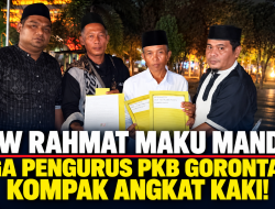 PAW Rahmat Maku Mandek, Tiga Pengurus PKB Gorontalo Kompak Angkat Kaki!