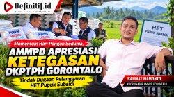 Momentum Hari Pangan Sedunia, AMMPD Apresiasi Ketegasan DKPTPH Gorontalo Tindak Dugaan Pelanggaran HET Pupuk Subsidi