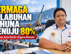 Dermaga Pelabuhan Tahuna Menuju 80 Persen, Penataan Area Parkir Segera Dimulai