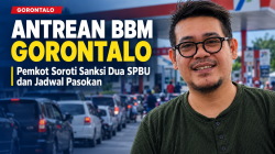 Antrean BBM di Kota Gorontalo Disorot, Pemkot Ungkap Sanksi Dua SPBU dan Evaluasi Distribusi