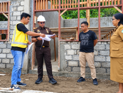 Kejari Sangihe Monitoring Pelaksanaan Revitalisasi SD-SMP