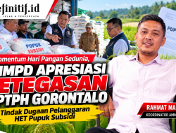 Momentum Hari Pangan Sedunia, AMMPD Apresiasi Ketegasan DKPTPH Gorontalo Tindak Dugaan Pelanggaran HET Pupuk Subsidi