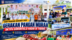 Hari Pangan Sedunia 2026, DKTPH Gorontalo Gelar Gerakan Pangan Murah di Tibawa