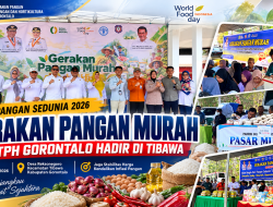 Hari Pangan Sedunia 2026, DKTPH Gorontalo Gelar Gerakan Pangan Murah di Tibawa