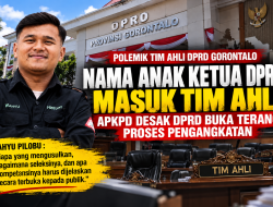 Nama Anak Ketua DPRD Masuk Tim Ahli, APKPD Desak Proses Pengangkatan Gilang Mopili Dibongkar