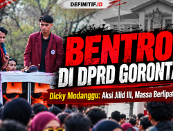 Demo Berakhir Bentrok di DPRD Provinsi Gorontalo, Dicky Modanggu Ancam Aksi Jilid III dengan Massa Berlipat Ganda